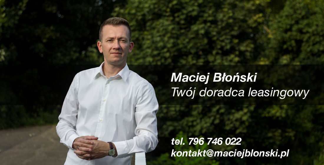 Maciej Bloński - kredyty i leasingi